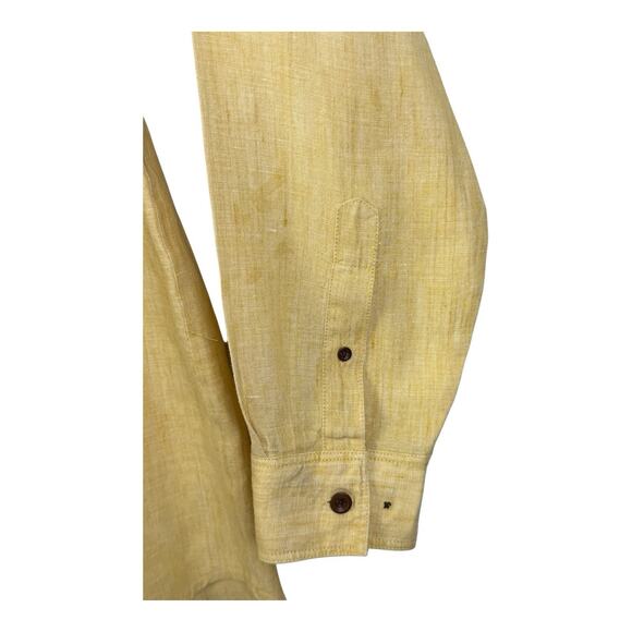 Tommy Bahama Button Up 100% Linen Shirt Mens Large Casual Island Soft - Picture 4 of 14